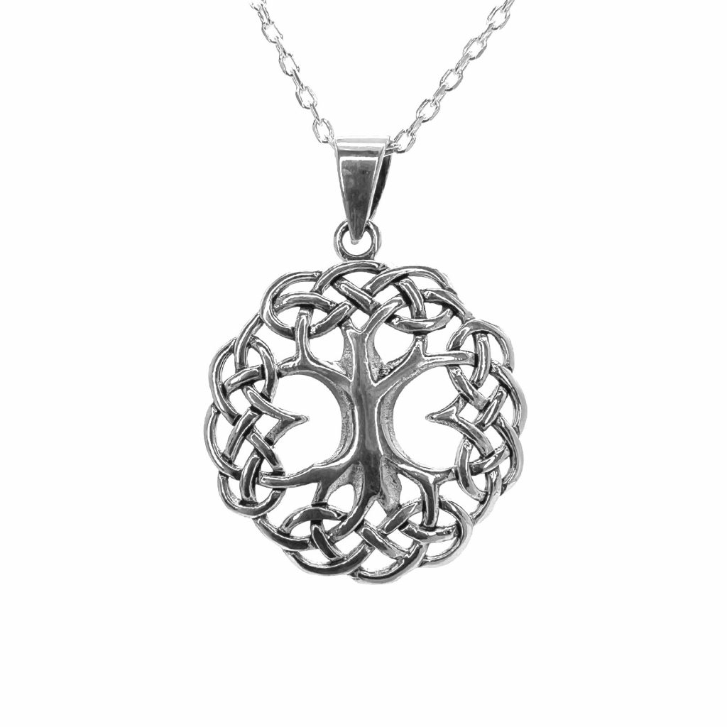 The Highlands Tree of Life Pendant by County Argyle hand-cast in sterling silver