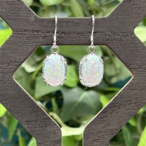 Windsor Earrings by County Argyle hand cast in sterling silver
