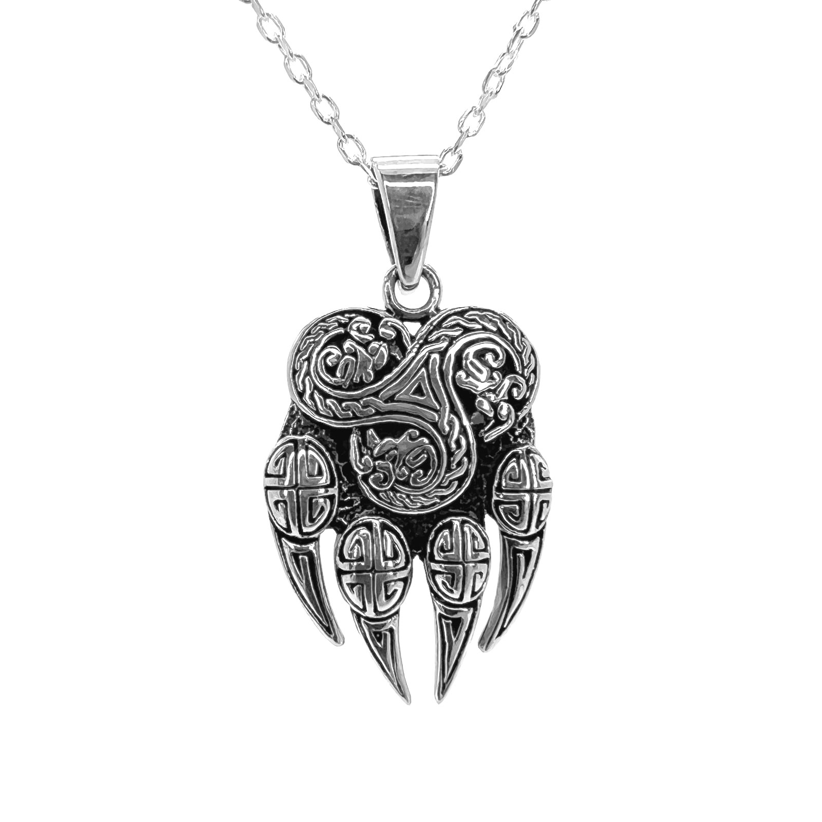 Celtic Bear Claw Sterling Silver Pendant » County Argyle