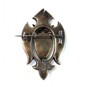 Agate Shield Kilt Pin