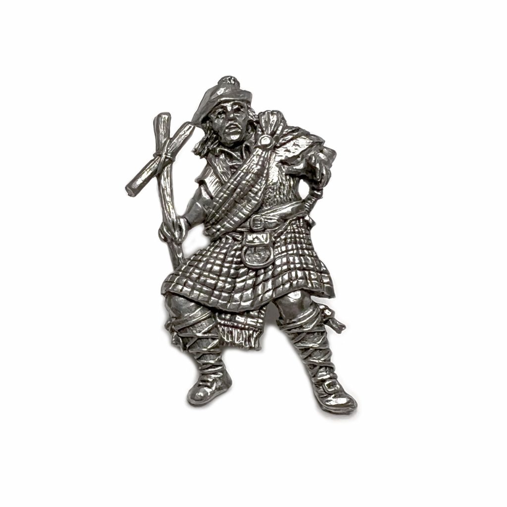 Vintage Pewter Crann Tara Pin by County Argyle