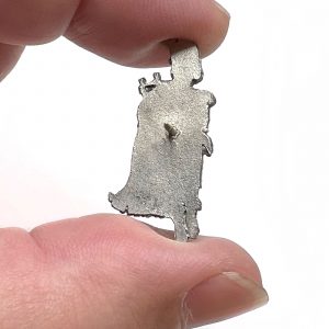 Vintage Pewter Bagpiper Pin by County Argyle