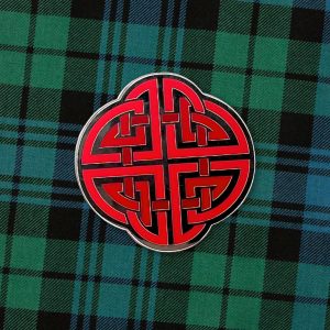 Celtic Knot Red Enamel Pin by County Argyle