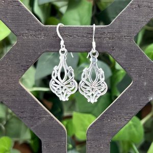 Celtic Harp Knot Sterling Silver Earrings by County Argyle