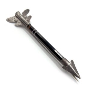 Agate Arrow Sterling Silver Kilt Pin from County Argyle