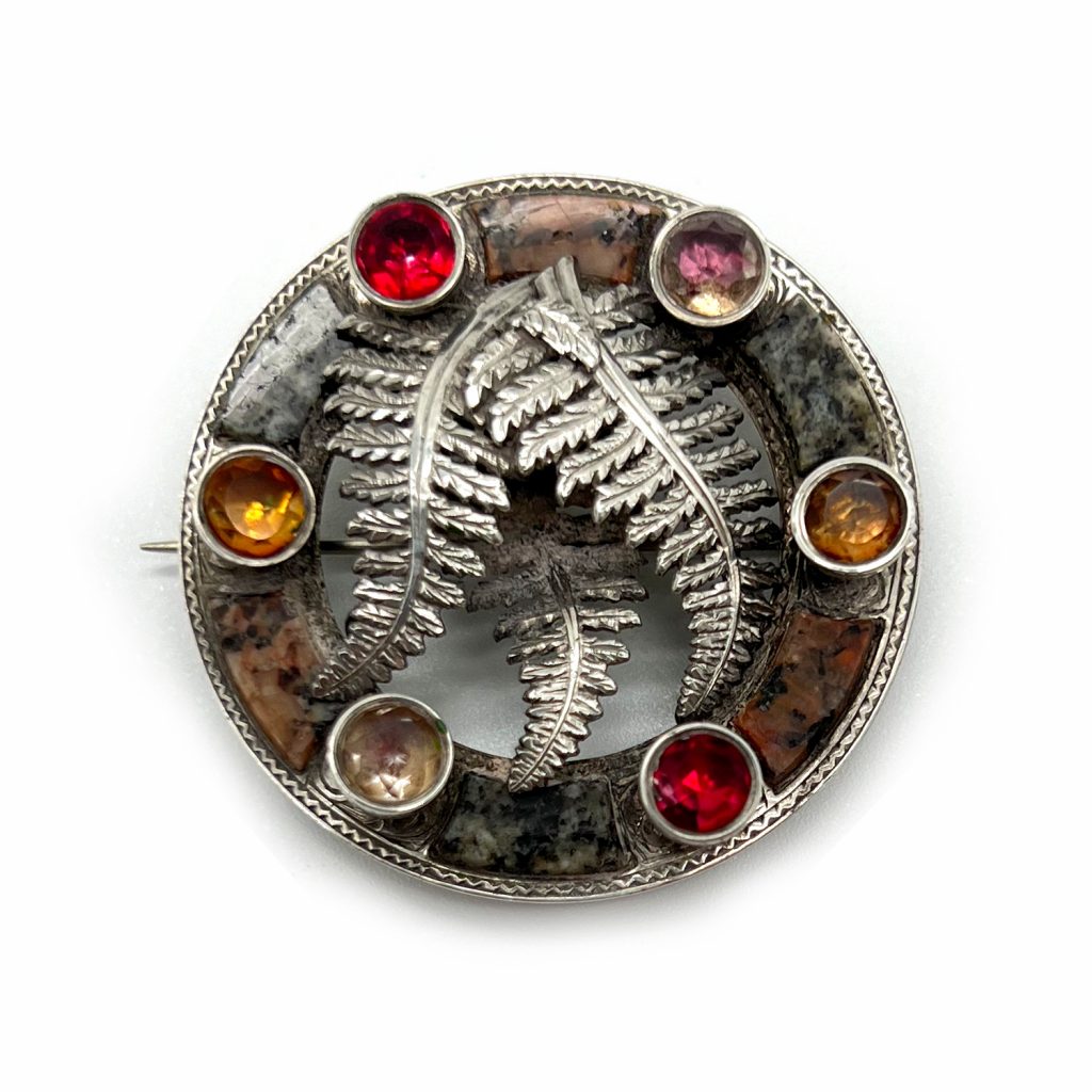 Fern & Agate Sterling Silver Kilt Pin from County Argyle