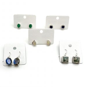 Gem Stone Earrings from County Argyle