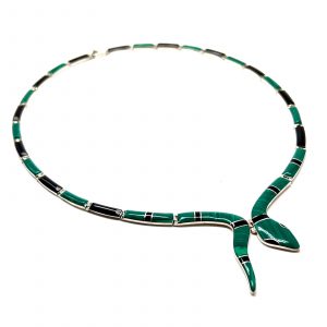 Silver & Enamel Taxco Snale Choker from County Argyle