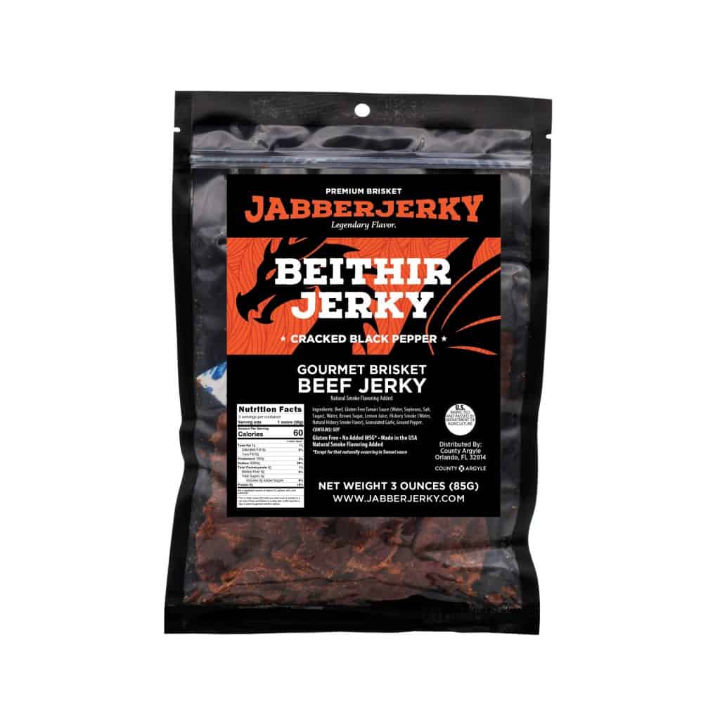 Beithir Black Pepper Jerky by Jabberjerky