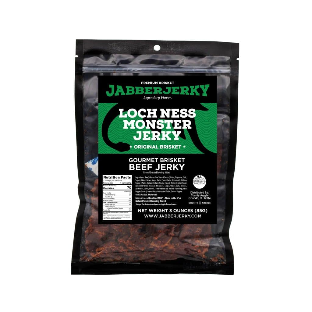Loch Ness Monster Original Brisket Jerky by Jabberjerky