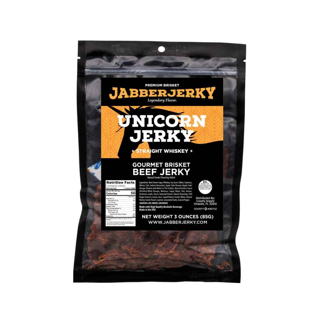 Unicorn Straight Whiskey Jerky by Jabberjerky