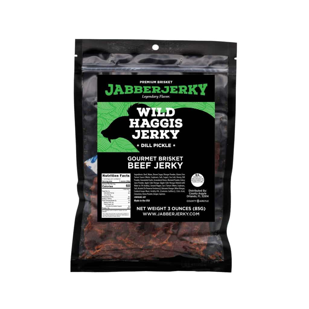 Wild Haggis Dill Pickle Jerky by Jabberjerky