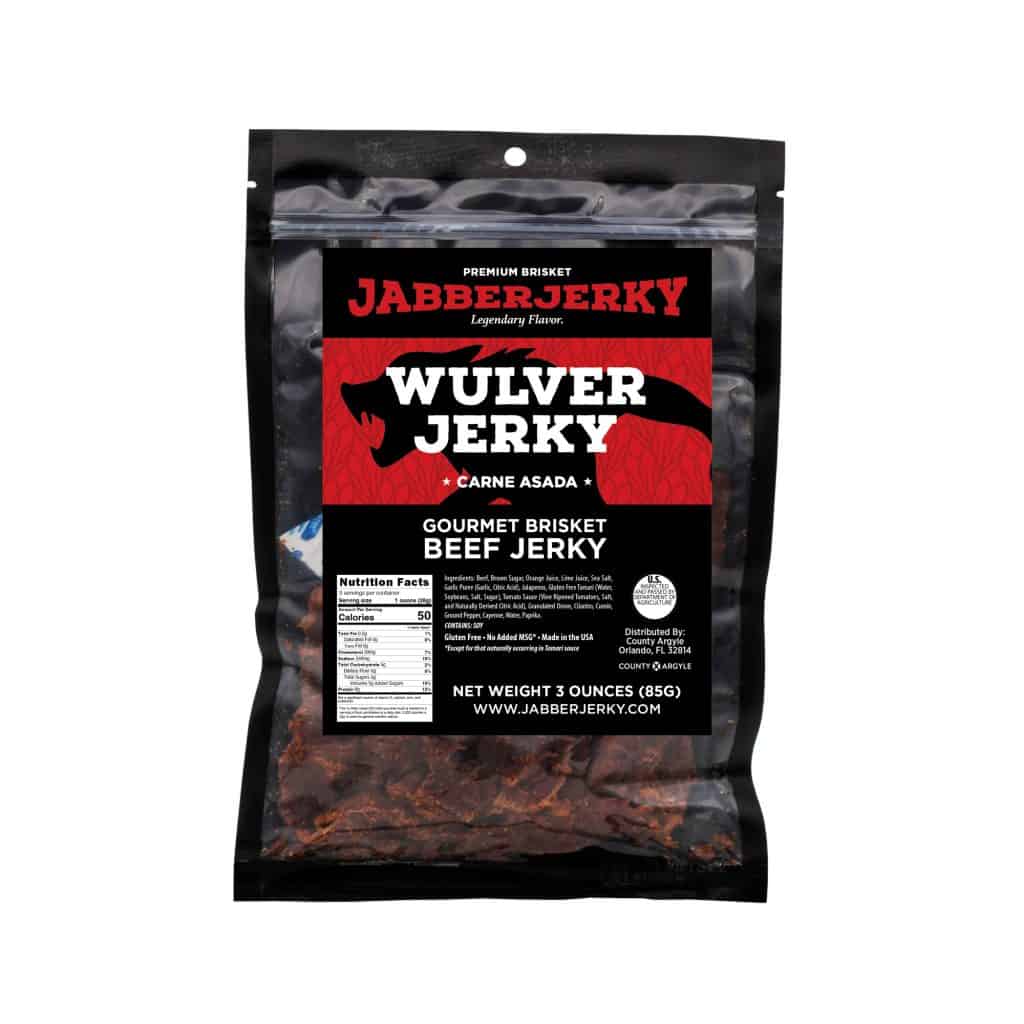 Wulver Carne Asada Jerky by Jabberjerky