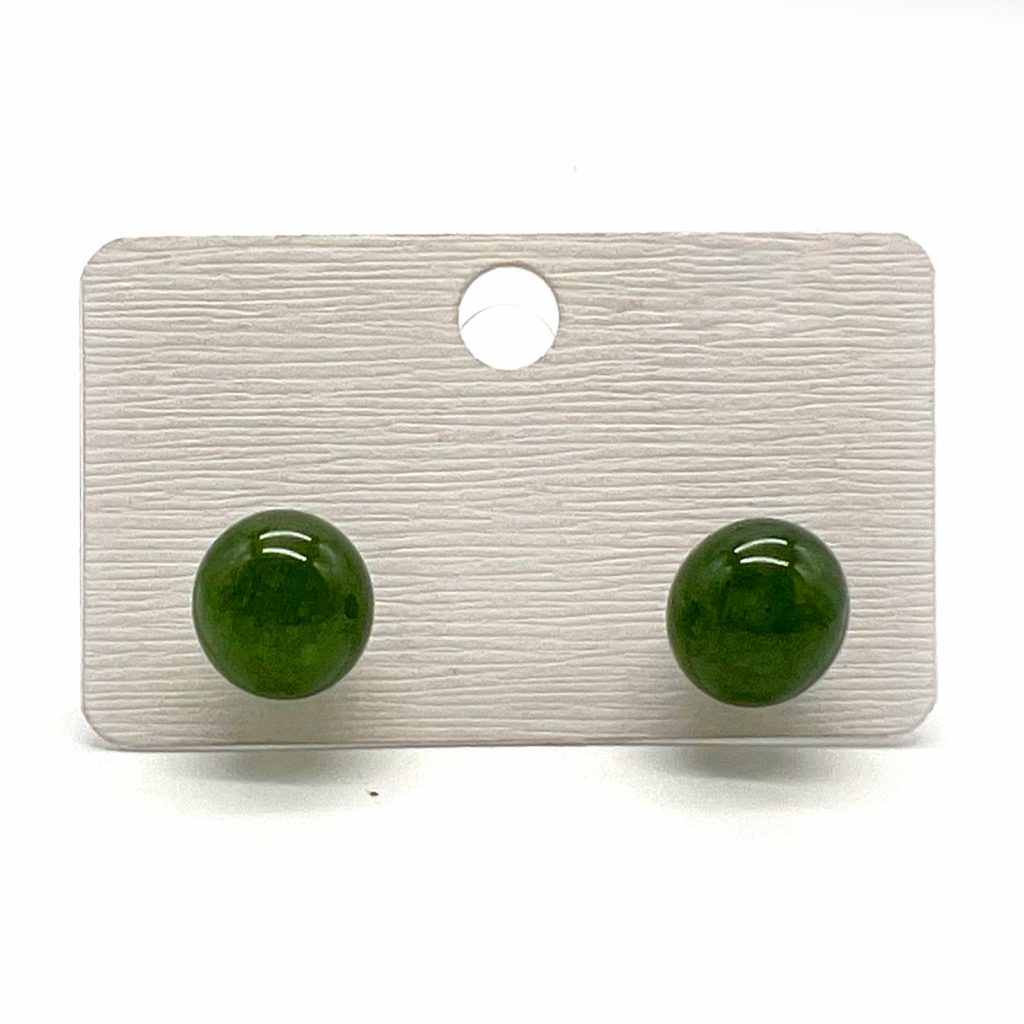 Jade earrings