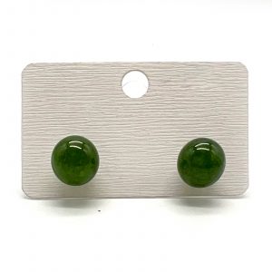 Jade earrings