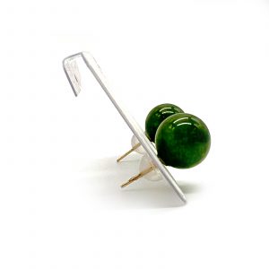 Jade earrings