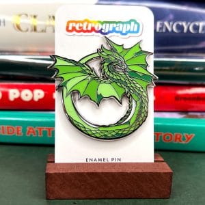 Rainbow Dragons: Clover Enamel Pin