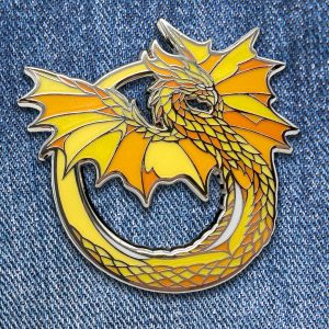 Rainbow Dragons: Ember Enamel Pin