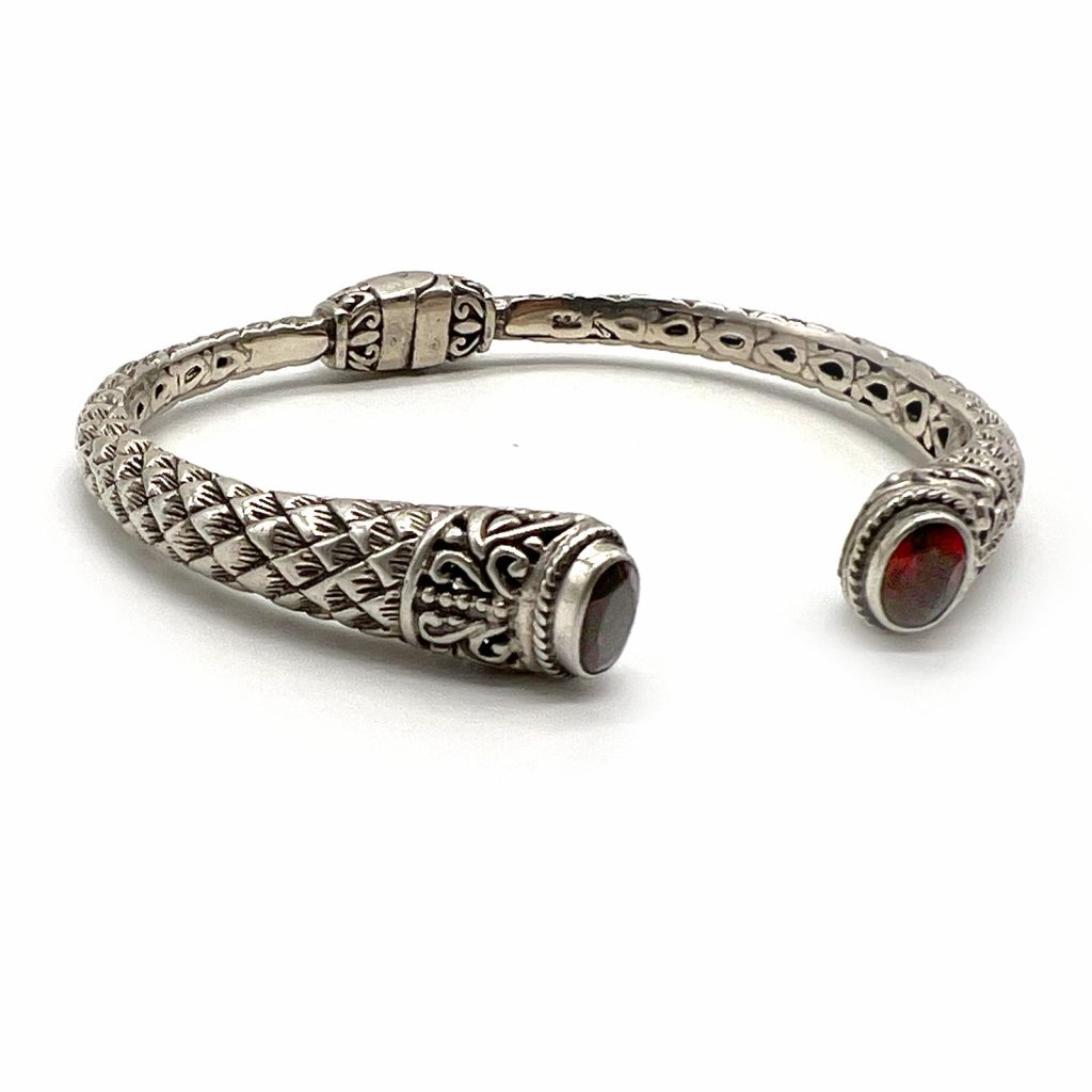 Garnet cuff