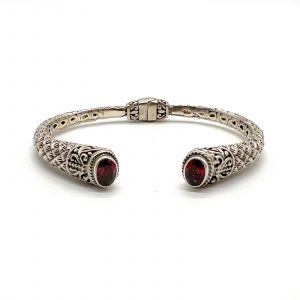 Garnet cuff