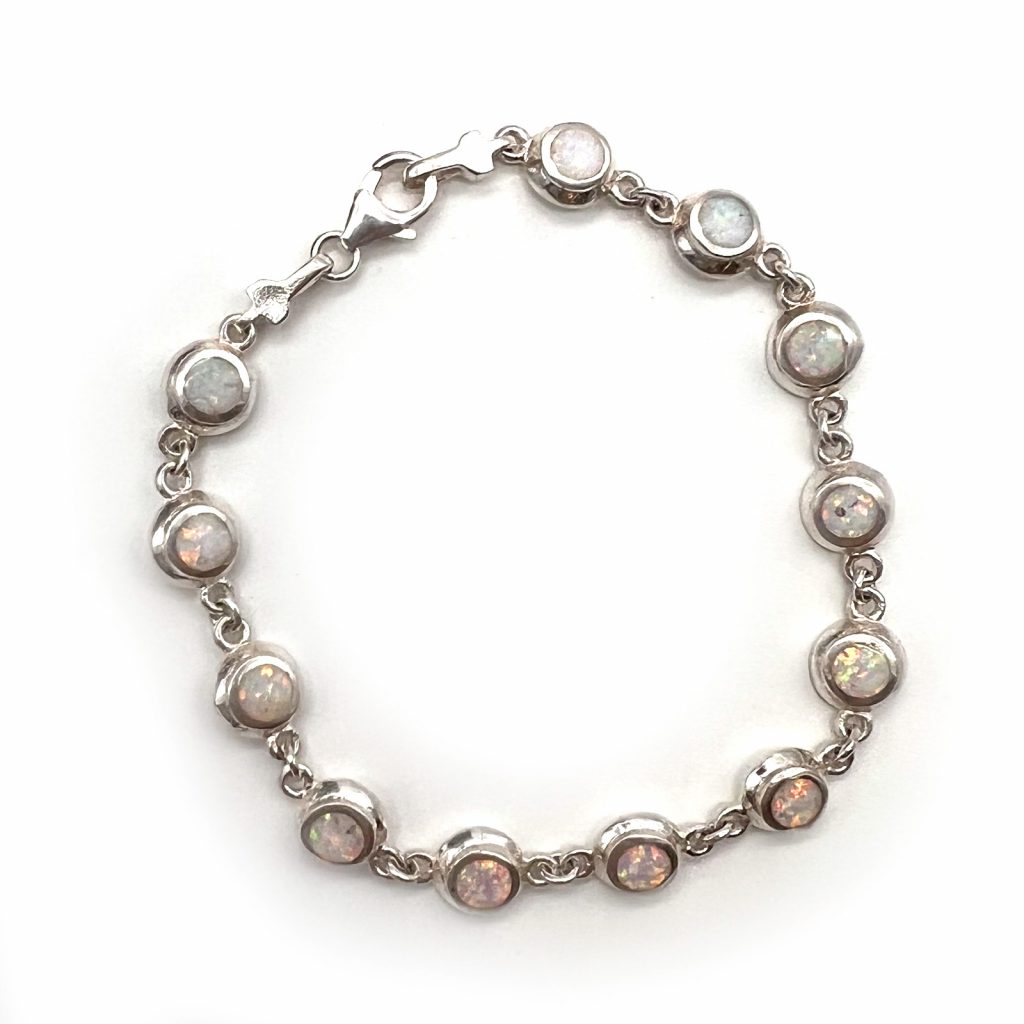 White opal bracelet