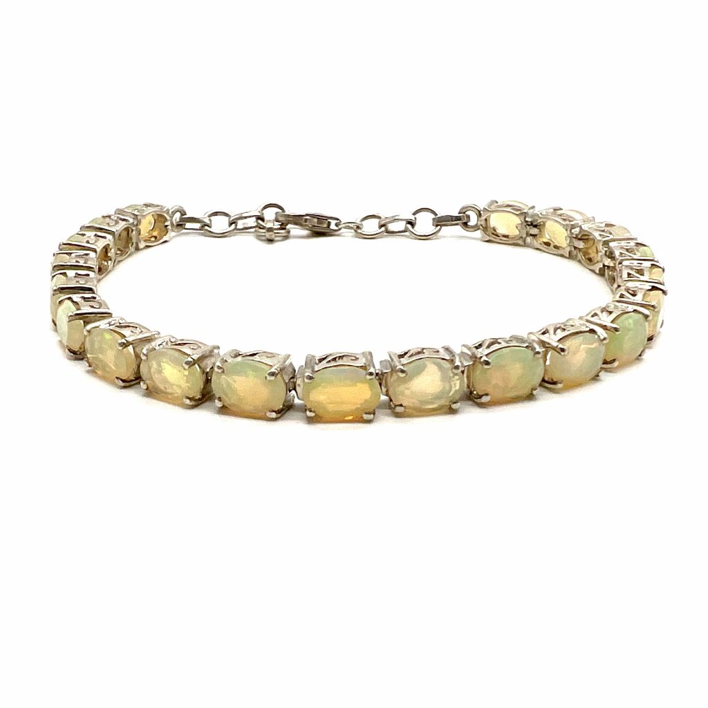 White opal bracelet