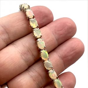 White opal bracelet