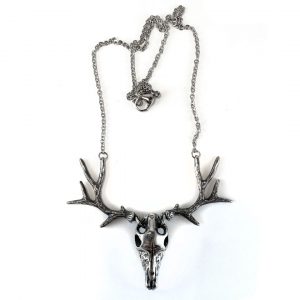 Steel Antler Necklace