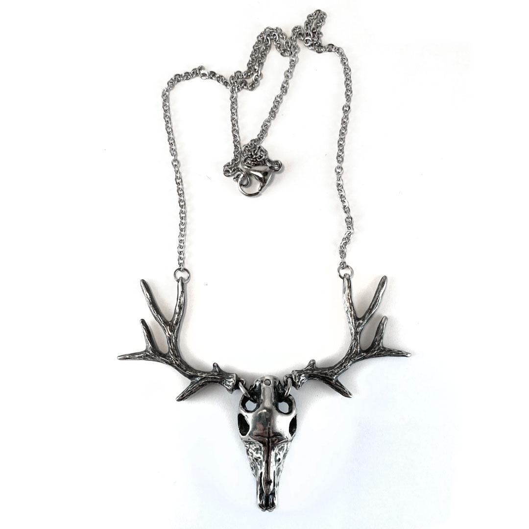Steel Antler Necklace