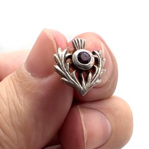 Sterling Thistle Earrings